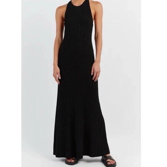 DISSH Dresses & Skirts - DISSH OLYMPIA BLACK knit maxi dress Size S